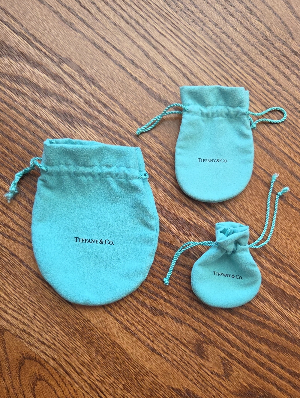 Tiffany & Co. Multiple Sizes Jewelry Pouches